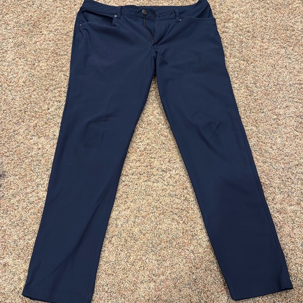 Lululemon ABC Pant Classic Navy Blue 32x30 NWOT